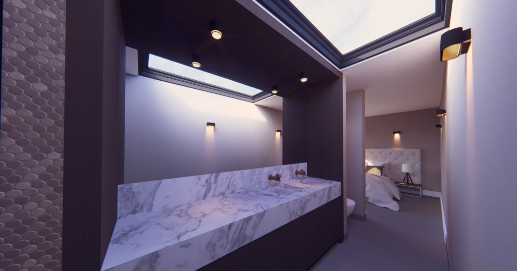 uitbouw van Zalen render serie_Sunny